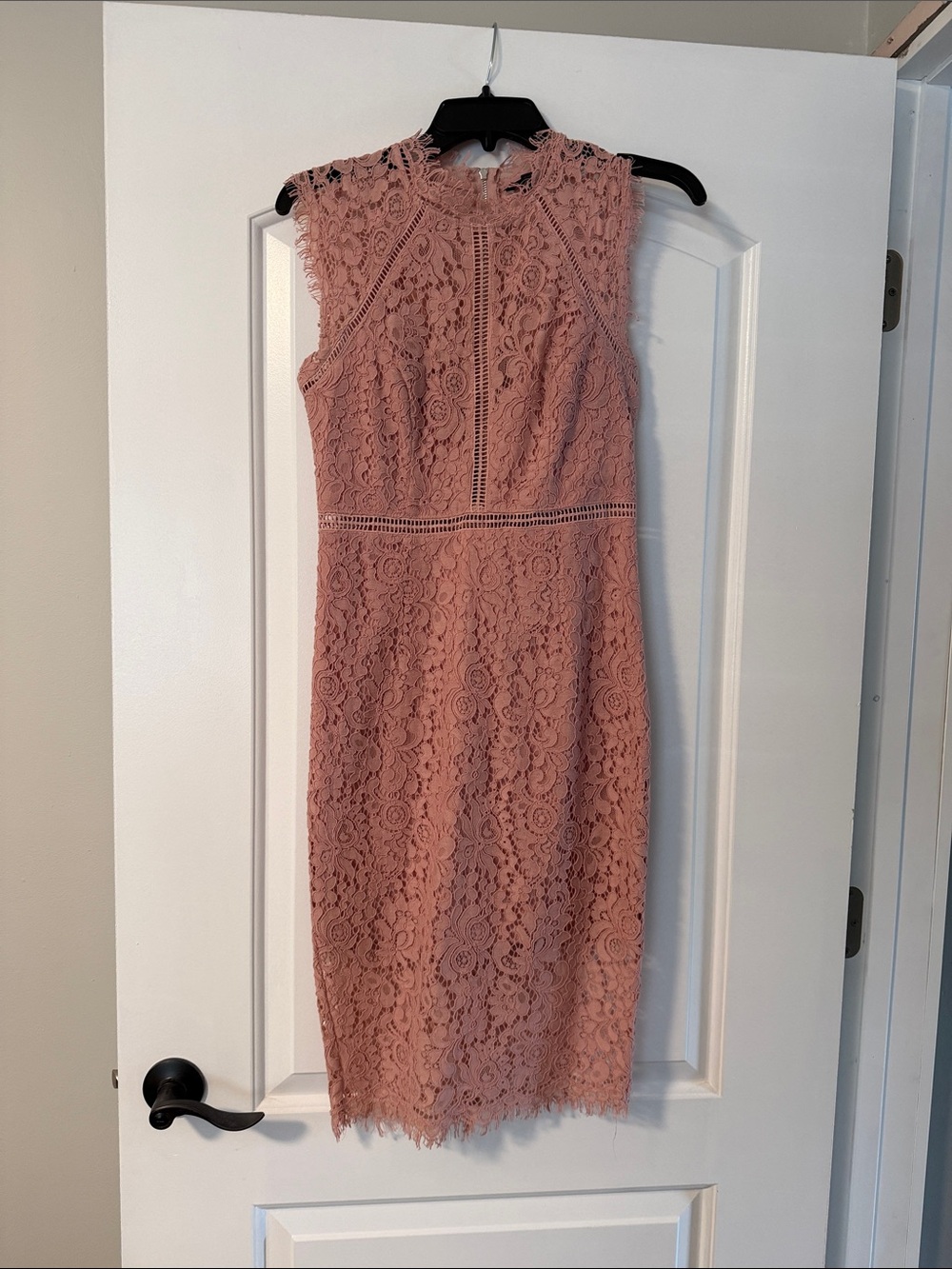 Bardot blush pink dress